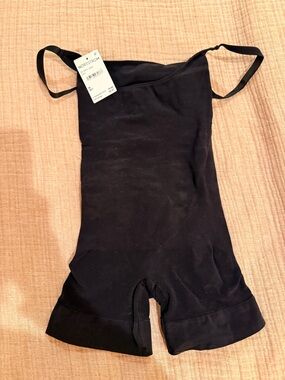 SKIMS Black One-Piece Bodysuit